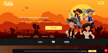 Lucky Luke Casino Welcome Bonus