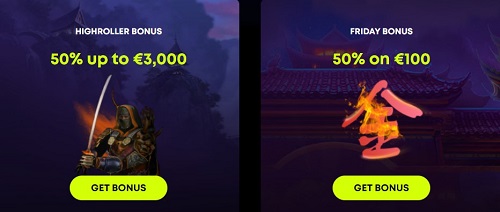 Spin Samurai Casino Bonuses