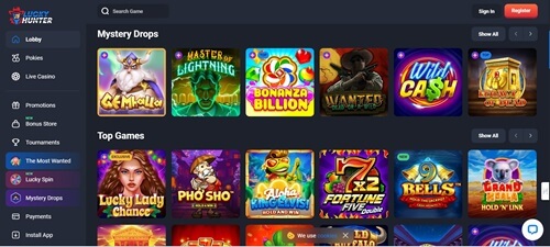 Lucky Hunter Casino Games